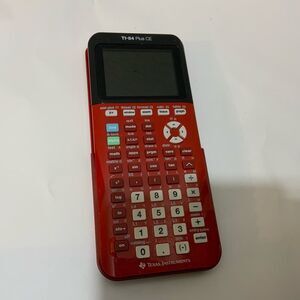 Texas Instruments TI-84 Plus CE Red Calculator